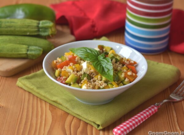 Grano saraceno con verdure