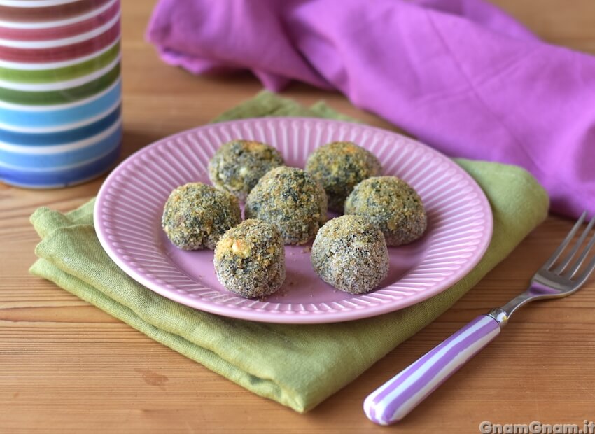 Polpette spinaci e feta